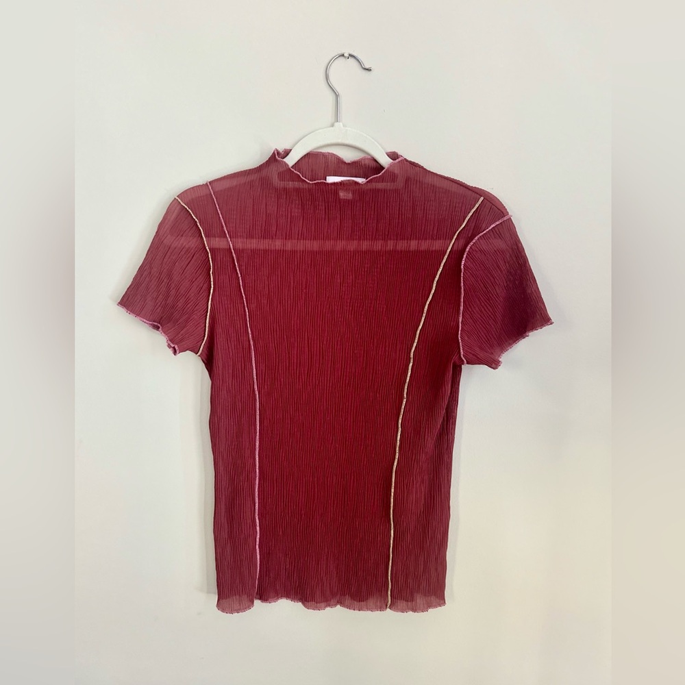 Topshop Sheer Women's Top